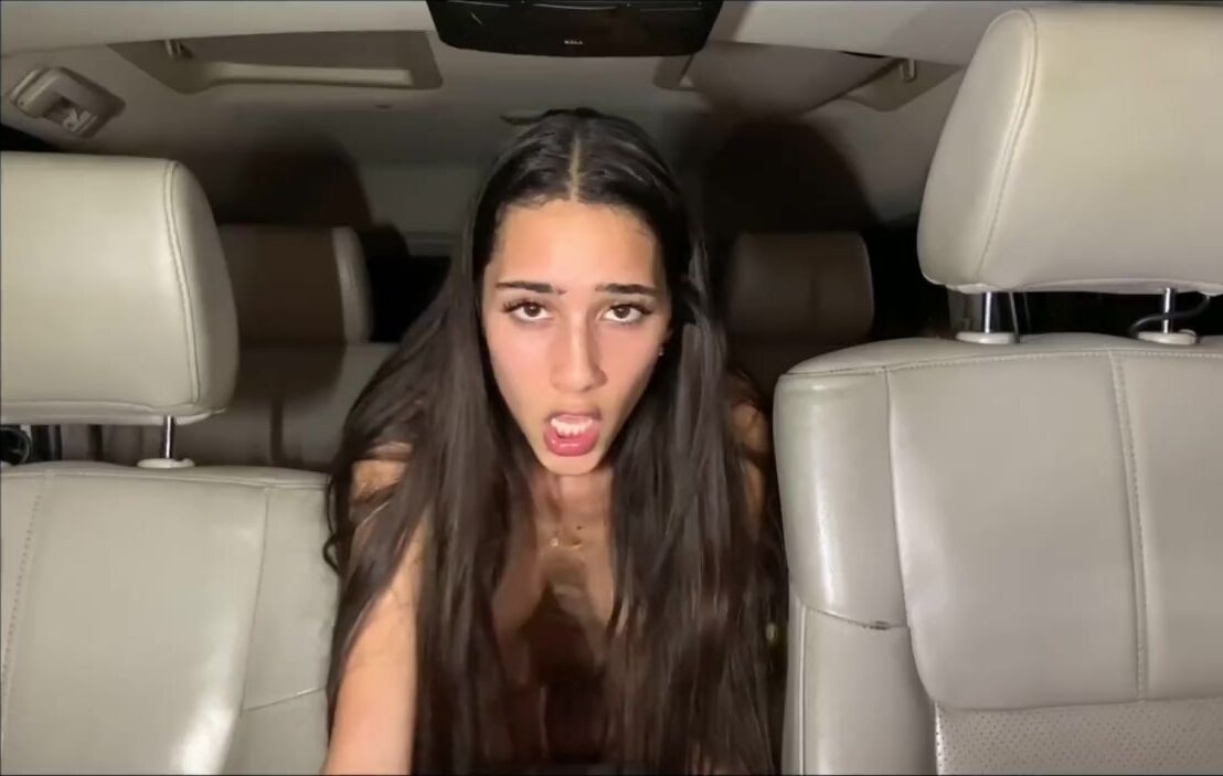 Horny Latina Teenagers - BELLA SKIES Horny Latina Teen Cum Dripping Car Sex and Slopp - Thothub
