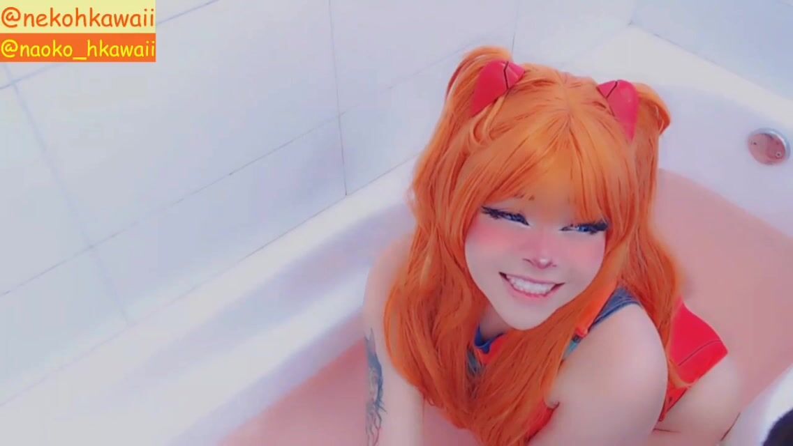N4oko_mori - Asuka swimsuit cosplay