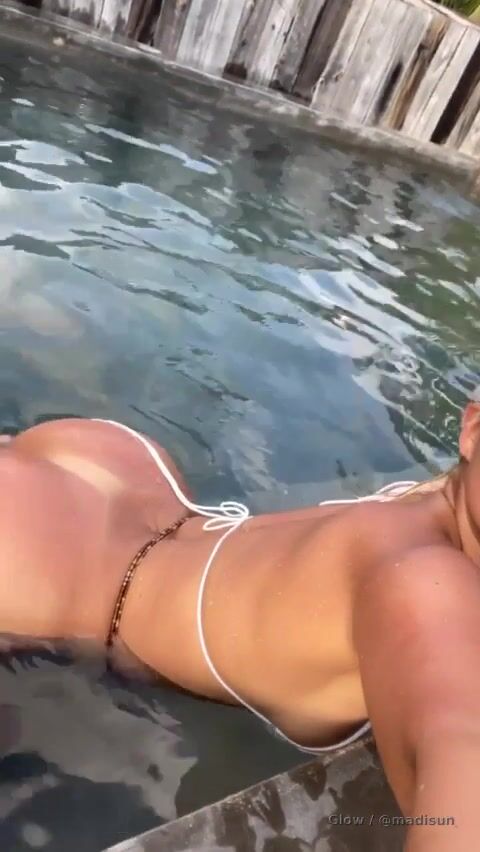 Madisun Skylar naked in pool