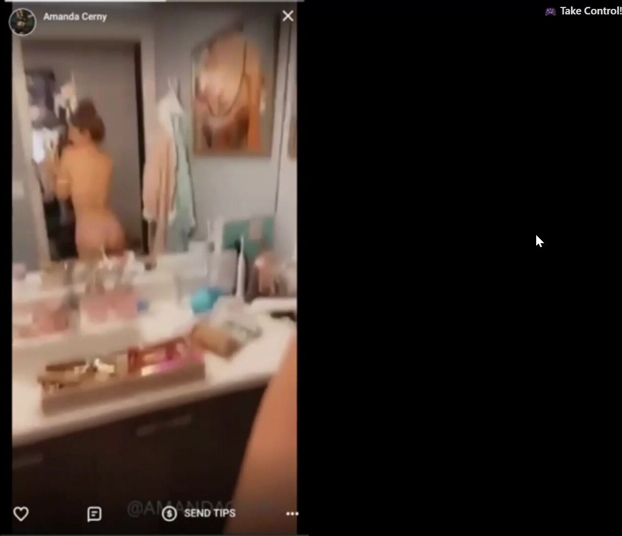 Amanda cerny nude live video leaked