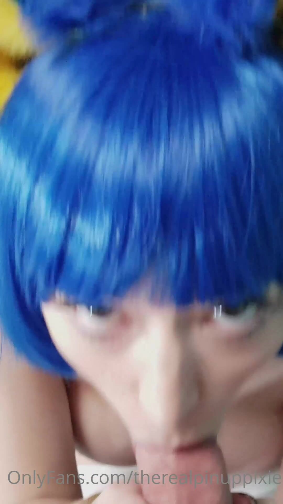 PinupPixie Blue Wig