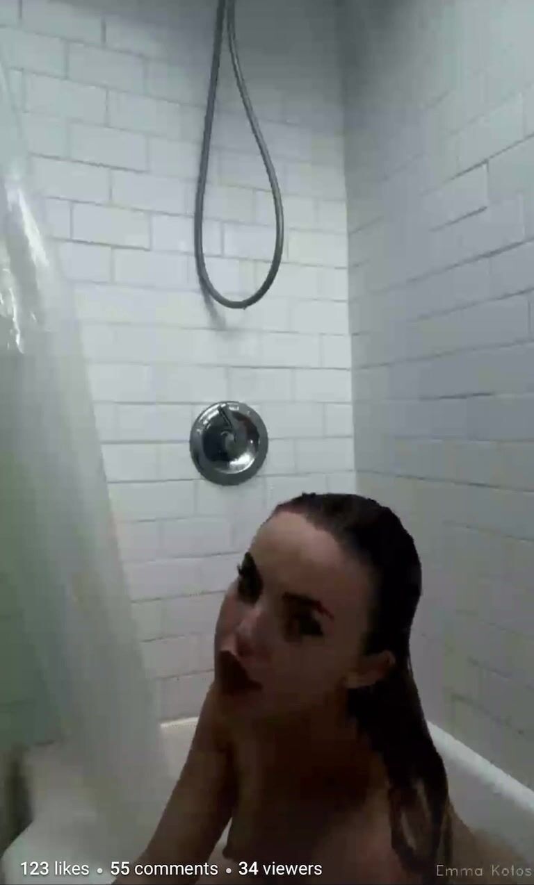 Emma Kotos shower